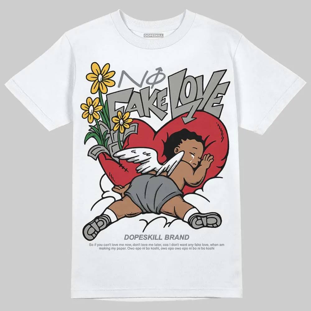Cool Grey 9s DopeSkill T-Shirt No Fake Love Graphic sold by DopeSkill