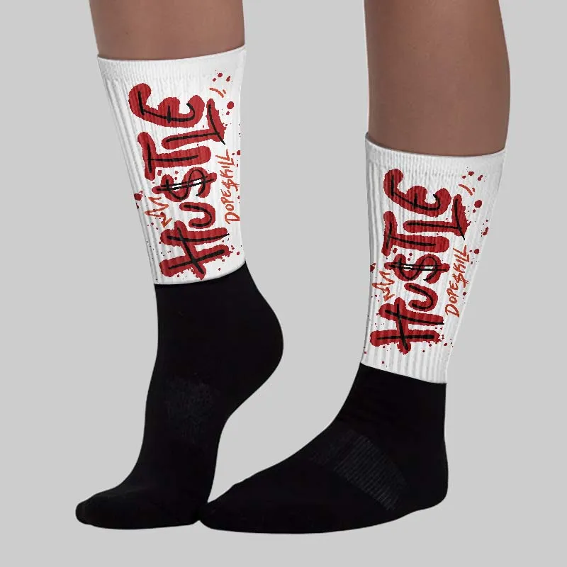 Brick By Brick 4s DopeSkill Sublimated Sock Hustle Graphic sold by DopeSkill product image thumbnail 3