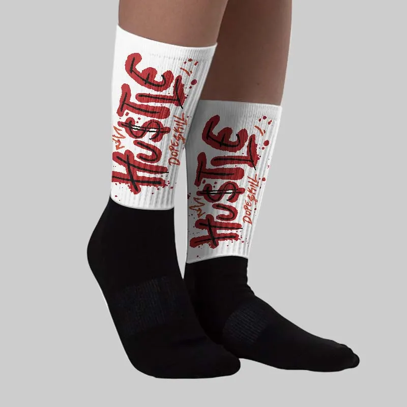 Brick By Brick 4s DopeSkill Sublimated Sock Hustle Graphic sold by DopeSkill product image thumbnail 2