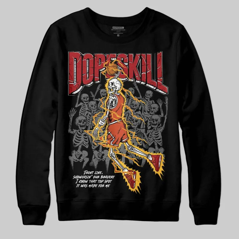 Brick By Brick 4s DopeSkill Sweatshirt Thunder Dunk Graphic sold by DopeSkill