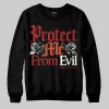 Brick By Brick 4s DopeSkill Sweatshirt Protect Me From Evil Graphic sold by DopeSkill