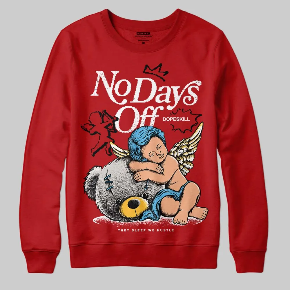 Brick By Brick 4s DopeSkill Sweatshirt New No Days Off Graphic sold by DopeSkill product image thumbnail 3