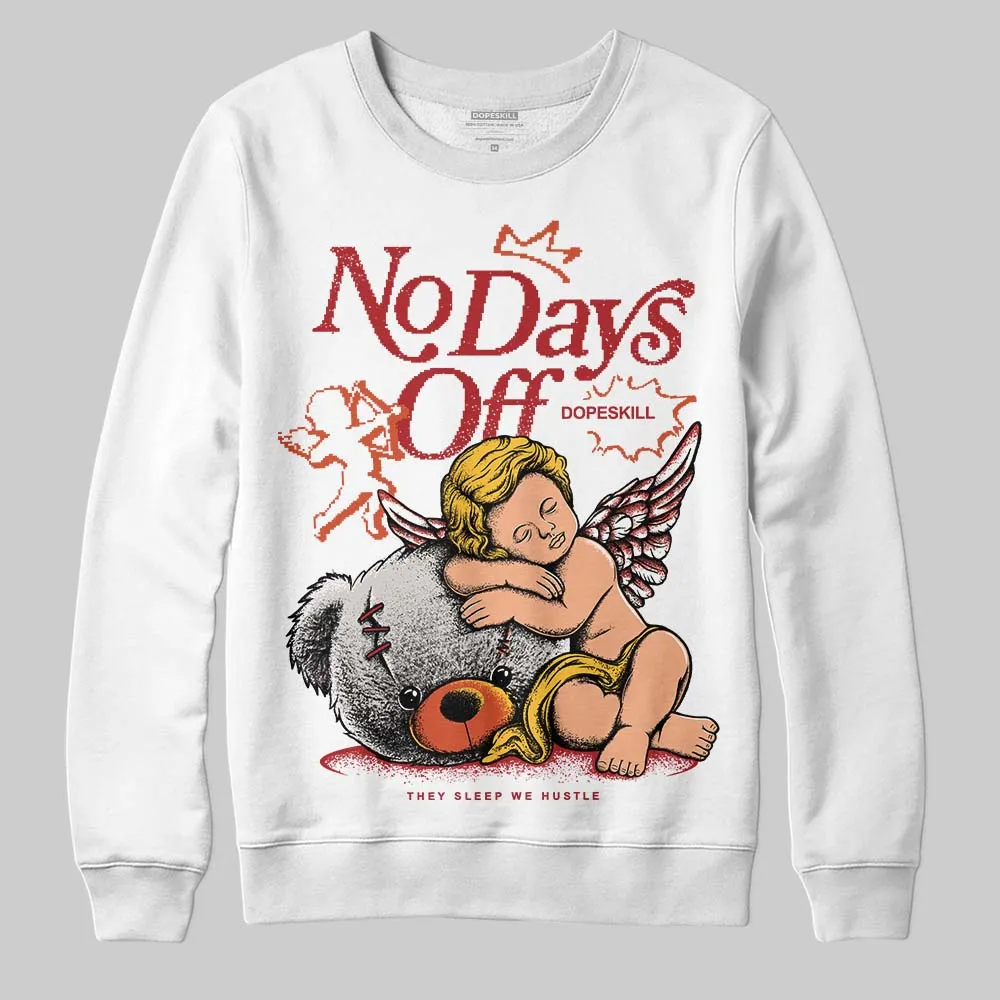 Brick By Brick 4s DopeSkill Sweatshirt New No Days Off Graphic sold by DopeSkill product image thumbnail 2