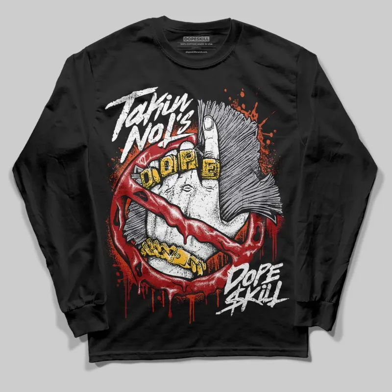 Brick By Brick 4s DopeSkill Long Sleeve T-Shirt Takin No L's Graphic sold by DopeSkill