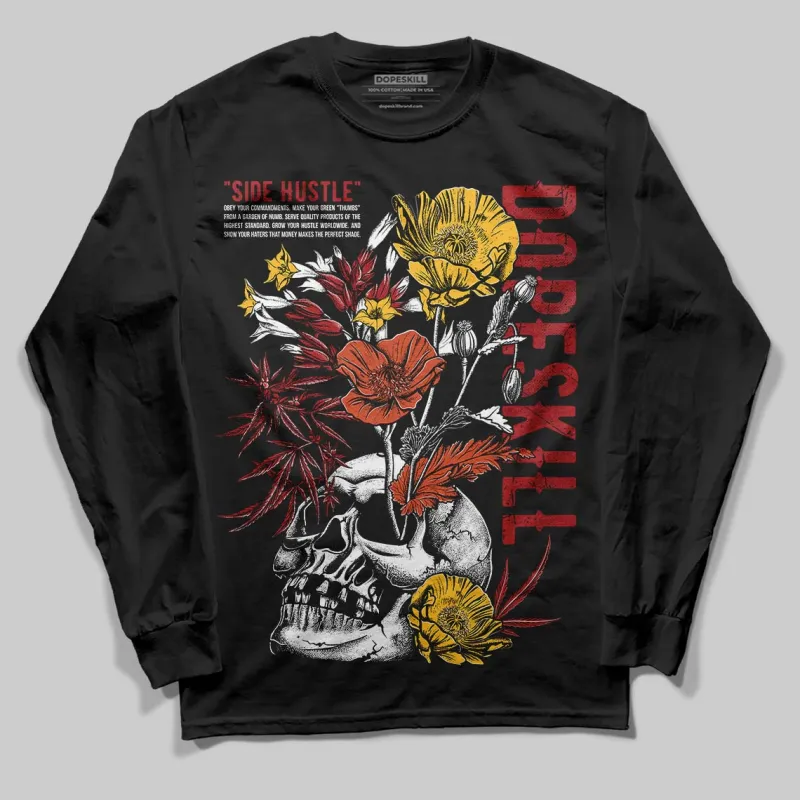 Brick By Brick 4s DopeSkill Long Sleeve T-Shirt Side Hustle Graphic sold by DopeSkill