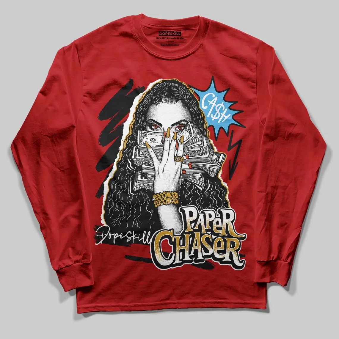 Brick By Brick 4s DopeSkill Long Sleeve T-Shirt NPC Graphic sold by DopeSkill product image thumbnail 3