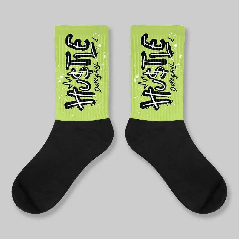 Bright Cactus 13s DopeSkill Sublimated Sock Hustle Graphic sold by DopeSkill