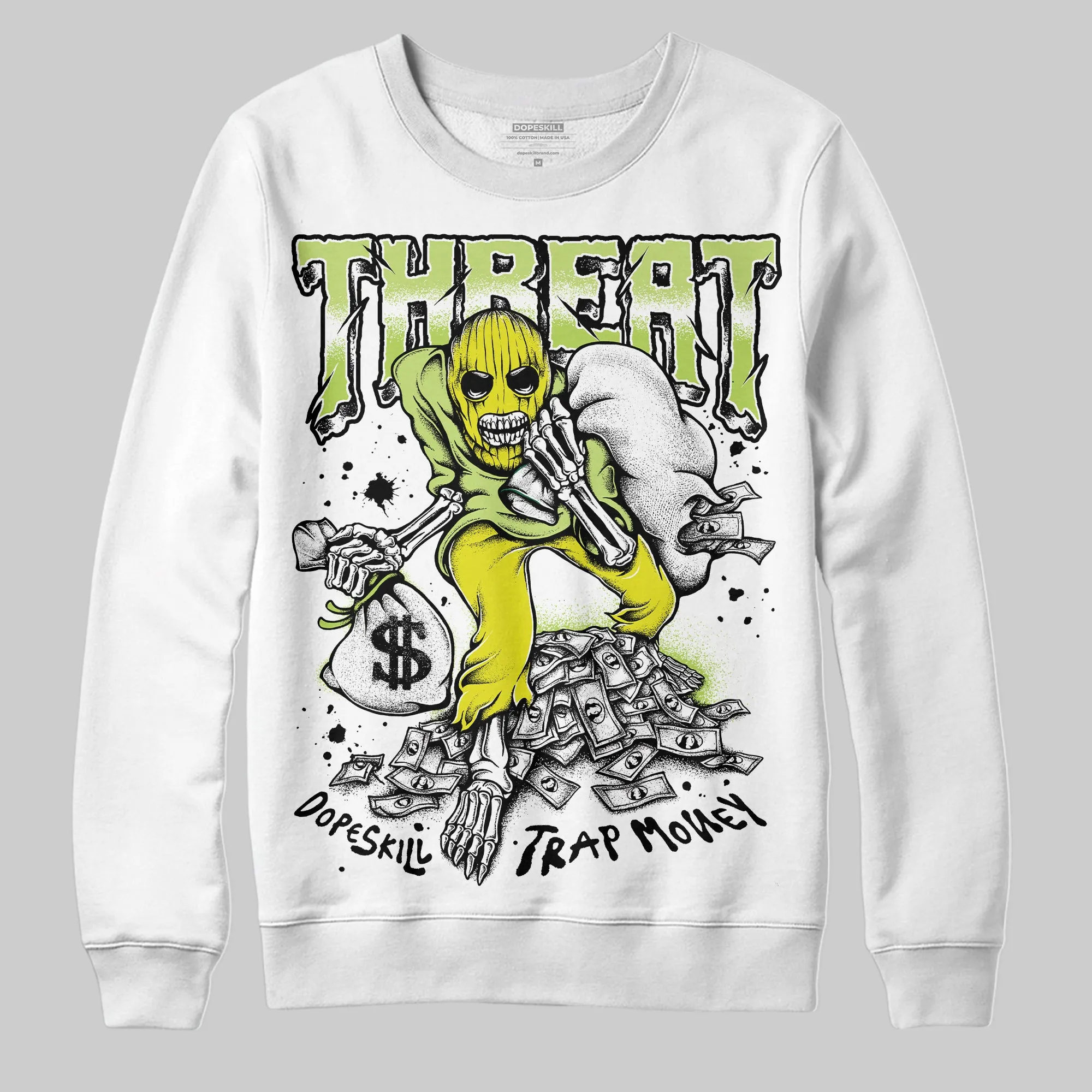 Bright Cactus 13s DopeSkill Sweatshirt Threat Graphic sold by DopeSkill product image thumbnail 2