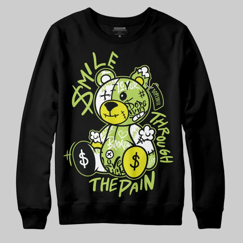 Bright Cactus 13s DopeSkill Sweatshirt Smile Through The Pain Graphic sold by DopeSkill