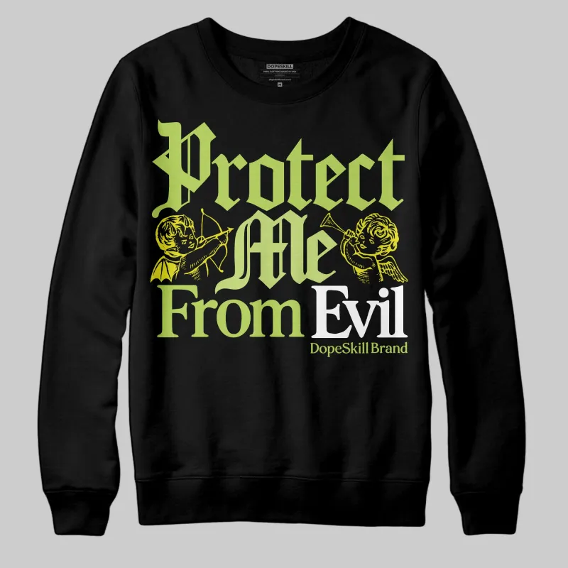 Bright Cactus 13s DopeSkill Sweatshirt Protect Me From Evil Graphic sold by DopeSkill