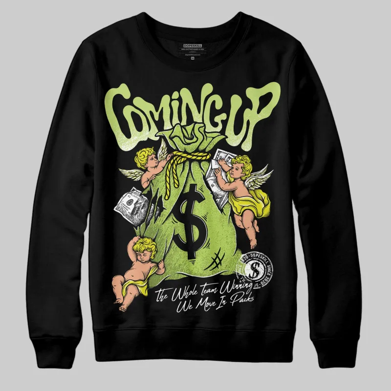 Bright Cactus 13s DopeSkill Sweatshirt Money Bag Coming Up Graphic sold by DopeSkill