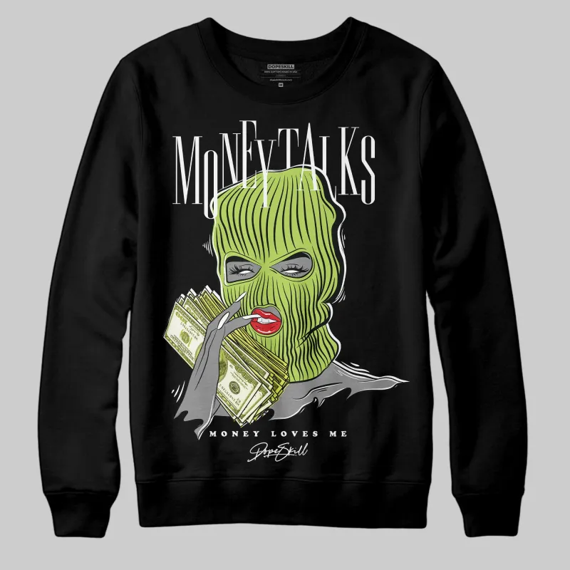 Bright Cactus 13s DopeSkill Sweatshirt Money Talks Graphic sold by DopeSkill