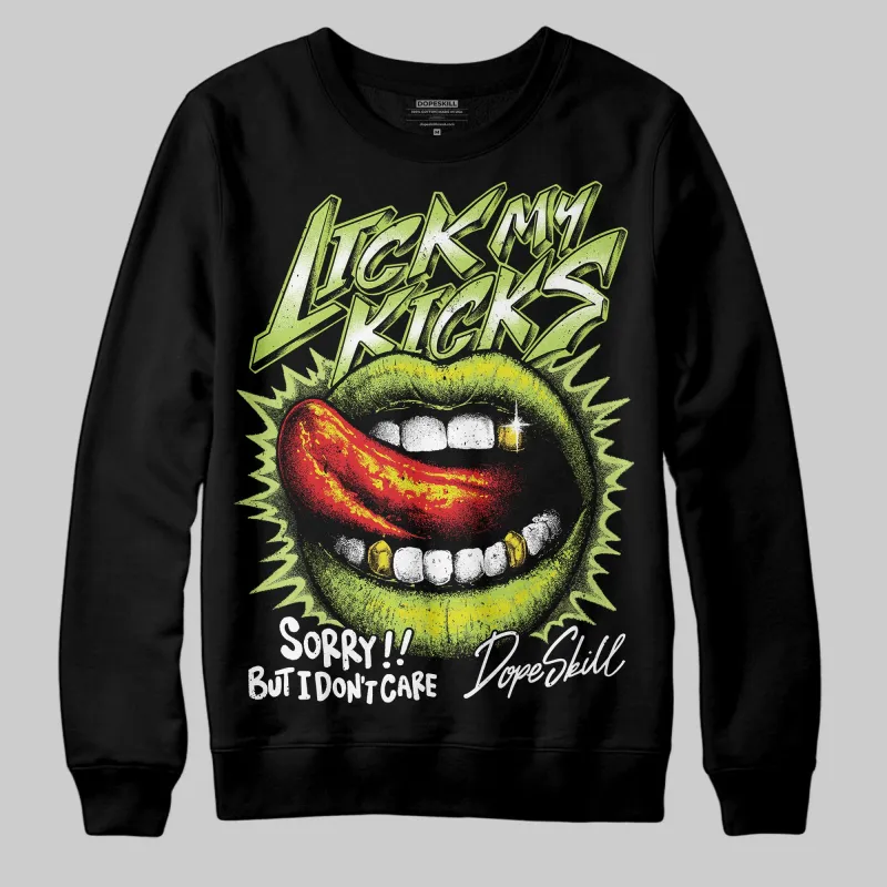 Bright Cactus 13s DopeSkill Sweatshirt Lick My Kicks Graphic sold by DopeSkill