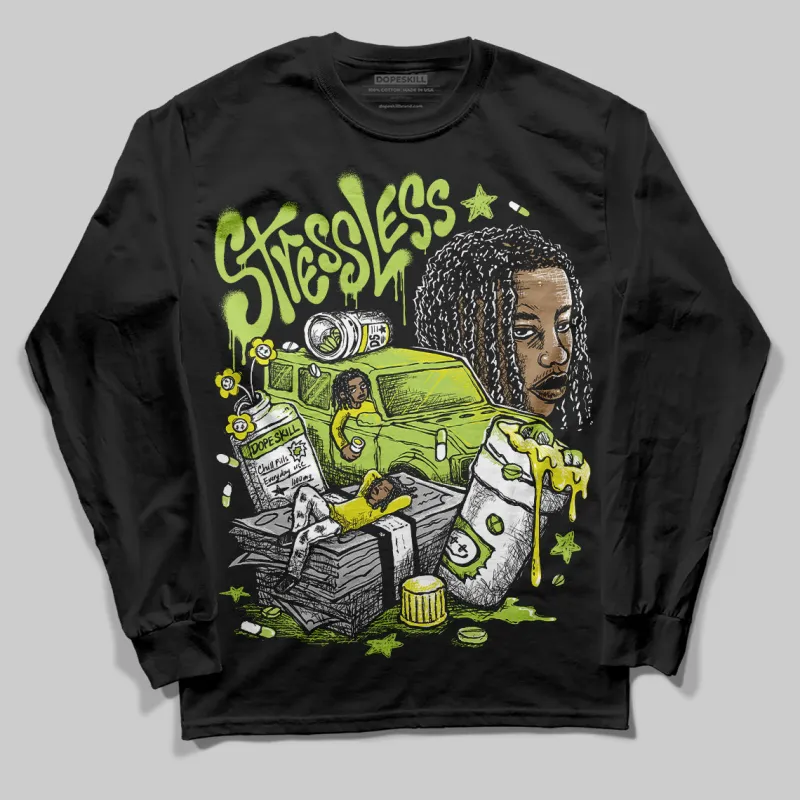 Bright Cactus 13s DopeSkill Long Sleeve T-Shirt Stressless Graphic sold by DopeSkill