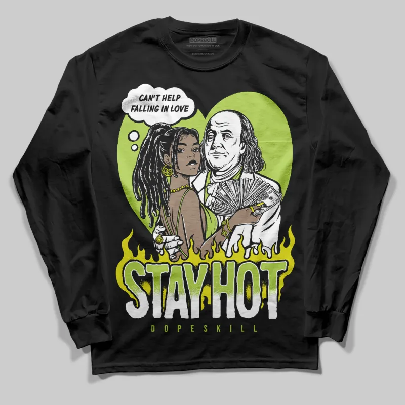 Bright Cactus 13s DopeSkill Long Sleeve T-Shirt Stay Hot Graphic sold by DopeSkill