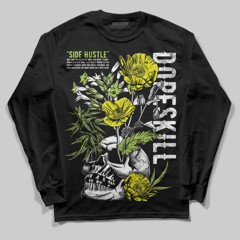 Bright Cactus 13s DopeSkill Long Sleeve T-Shirt Side Hustle Graphic sold by DopeSkill
