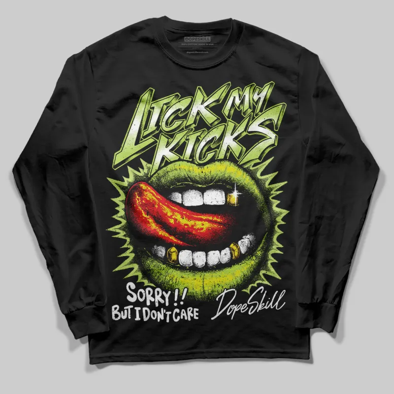 Bright Cactus 13s DopeSkill Long Sleeve T-Shirt Lick My Kicks Graphic sold by DopeSkill