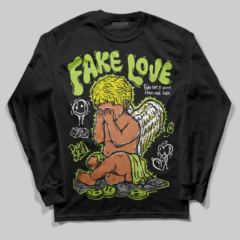 Bright Cactus 13s DopeSkill Long Sleeve T-Shirt False Love Graphic sold by DopeSkill