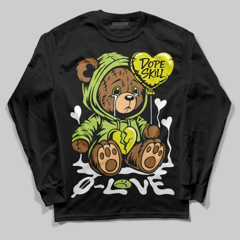Bright Cactus 13s DopeSkill Long Sleeve T-Shirt Broken Bear Graphic sold by DopeSkill