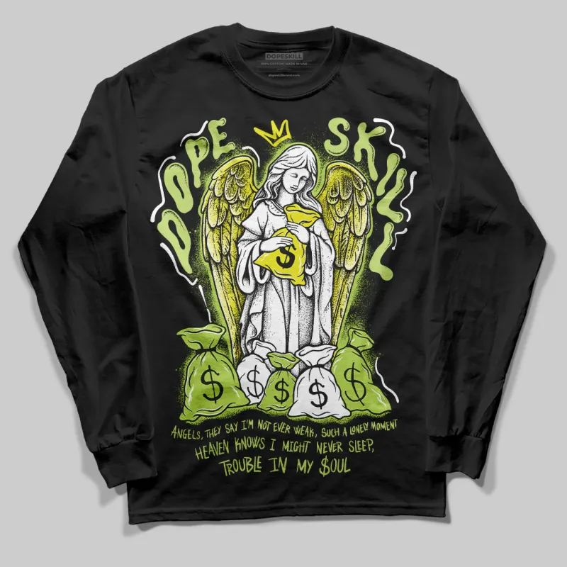Bright Cactus 13s DopeSkill Long Sleeve T-Shirt Angels Graphic sold by DopeSkill