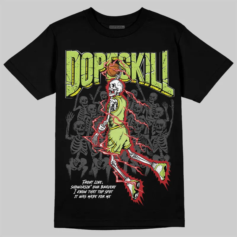 Bright Cactus 13s DopeSkill T-Shirt Thunder Dunk Graphic sold by DopeSkill