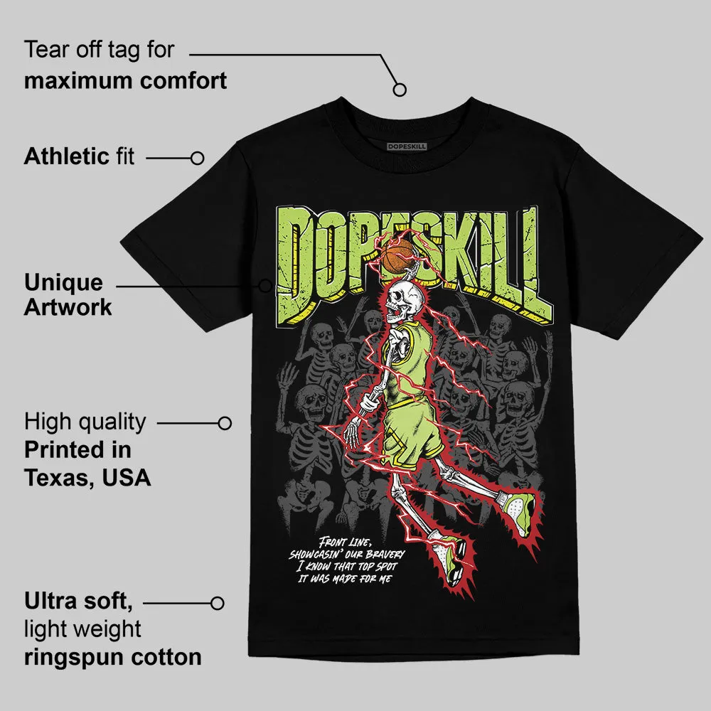 Bright Cactus 13s DopeSkill T-Shirt Thunder Dunk Graphic sold by DopeSkill product image thumbnail 3