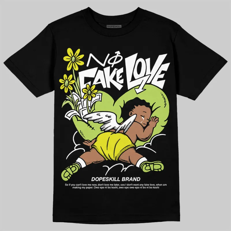Bright Cactus 13s DopeSkill T-Shirt No Fake Love Graphic sold by DopeSkill