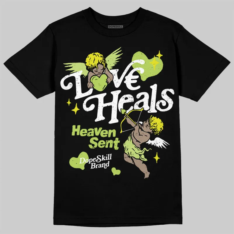 Bright Cactus 13s DopeSkill T-Shirt New Love Heals Graphic sold by DopeSkill