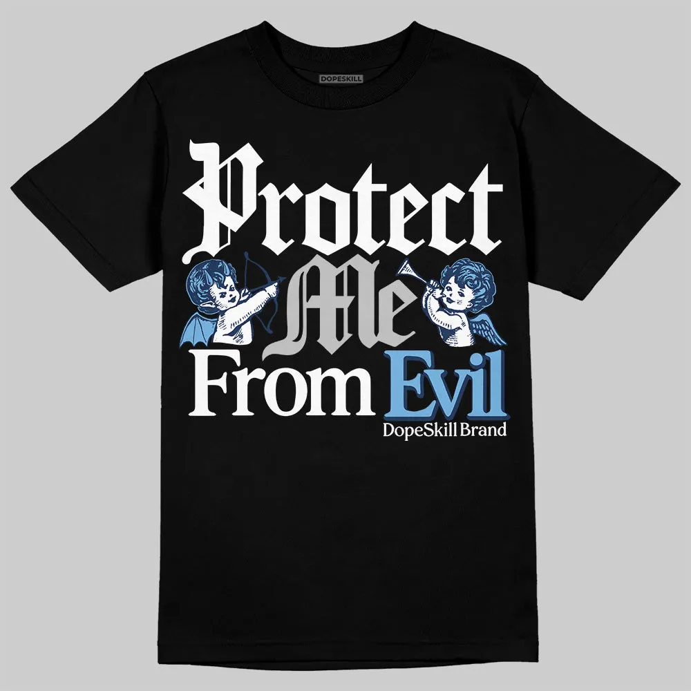 Summit White Navy 4s DopeSkill T-Shirt Protect Me From Evil Graphic sold by DopeSkill product image thumbnail 2