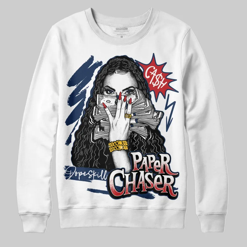 Summit White Navy 4s DopeSkill Sweatshirt NPC Graphic sold by DopeSkill