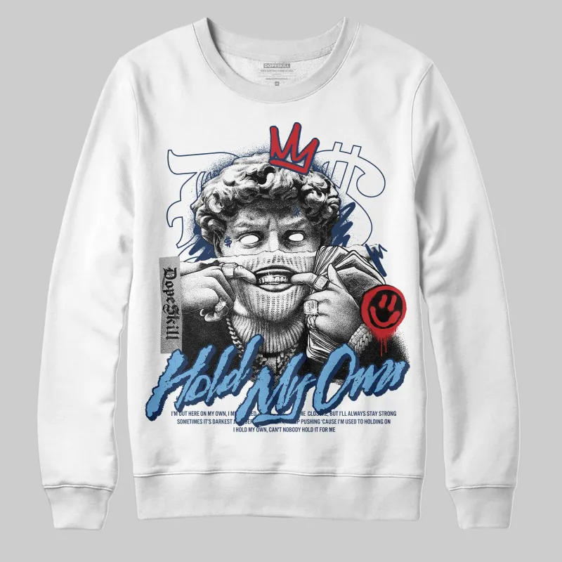 Summit White Navy 4s DopeSkill Sweatshirt In My Way Graphic sold by DopeSkill