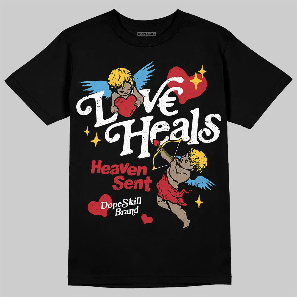 Union LA x Air Retro OG 1s DopeSkill T-Shirt New Love Heals Graphic sold by DopeSkill product image thumbnail 2