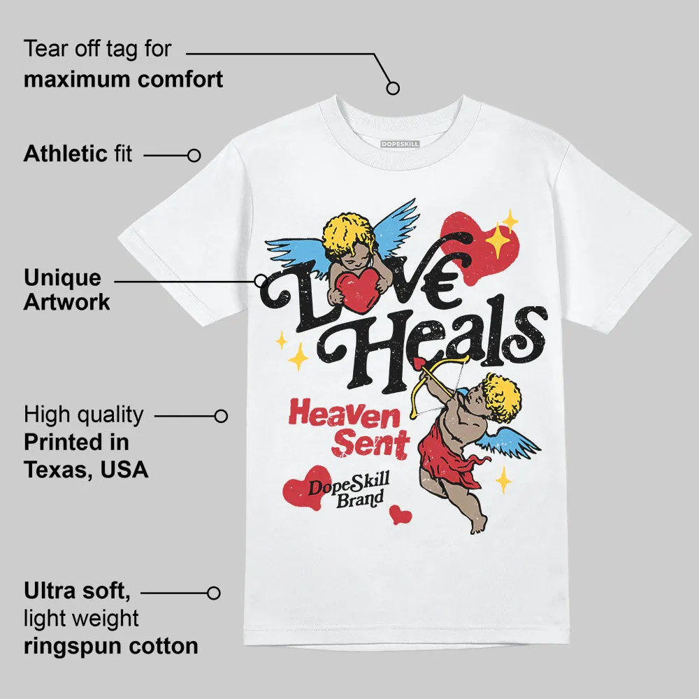 Union LA x Air Retro OG 1s DopeSkill T-Shirt New Love Heals Graphic sold by DopeSkill product image thumbnail 3