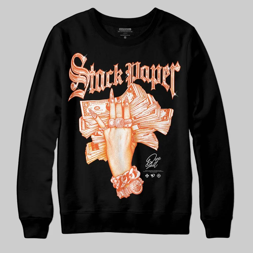 Orange Black White DopeSkill Sweatshirt Stack Paper Graphic sold by DopeSkill product image thumbnail 2