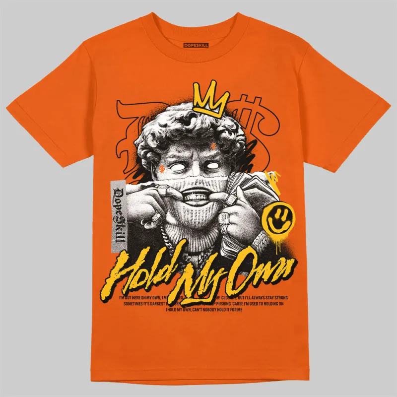 Orange Black White DopeSkill Orange T-shirt In My Way Graphic sold by DopeSkill