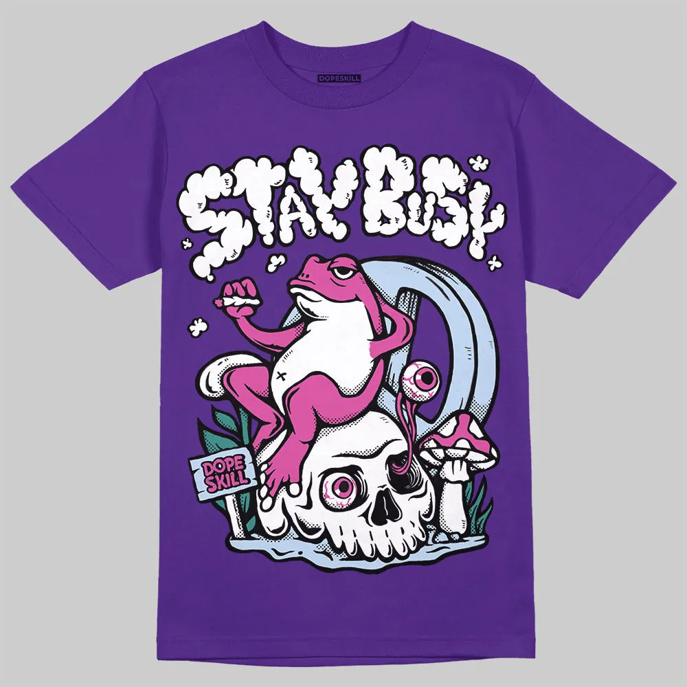 Grape 5s DopeSkill T-Shirt Stay Busy Graphic sold by DopeSkill product image thumbnail 3