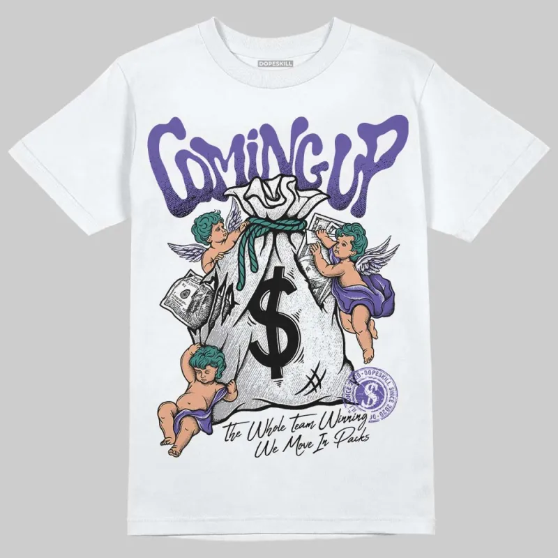 Grape 5s DopeSkill T-Shirt Money Bag Coming Up Graphic sold by DopeSkill