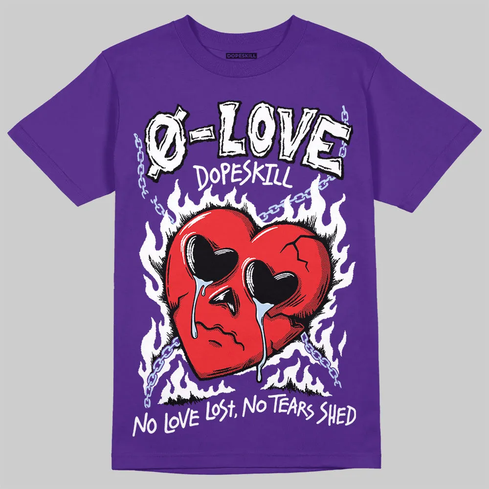 Grape 5s DopeSkill T-Shirt Crying Heart Graphic sold by DopeSkill product image thumbnail 3
