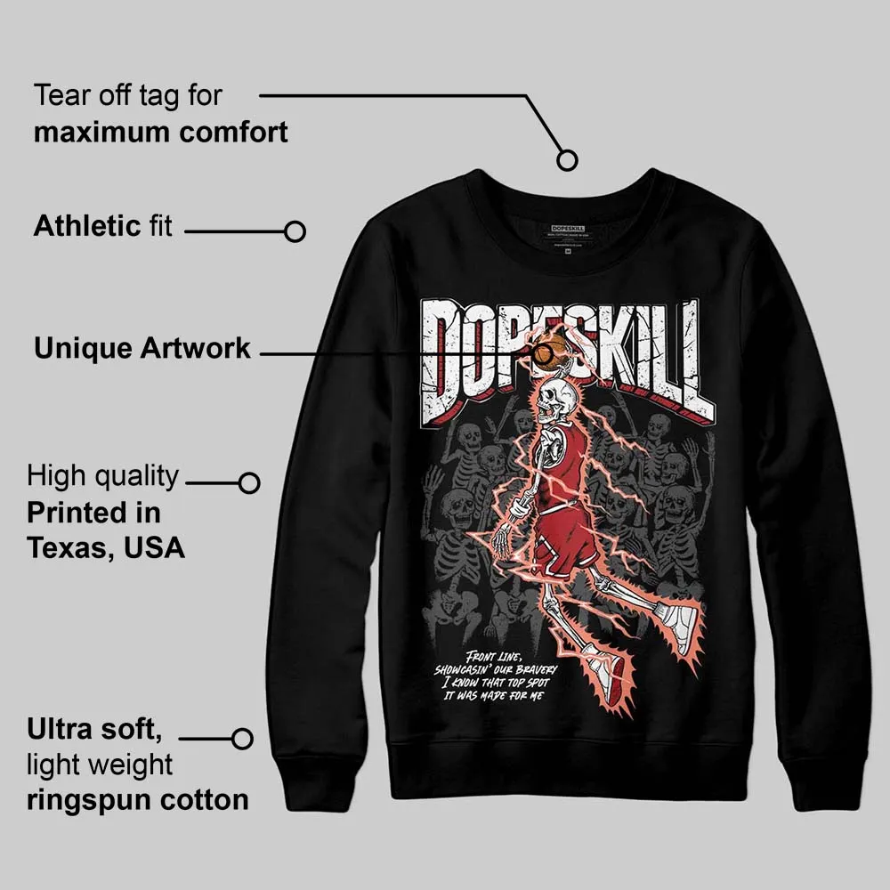 Rare Air Cinnabar 1s DopeSkill Sweatshirt Thunder Dunk Graphic sold by DopeSkill product image thumbnail 3