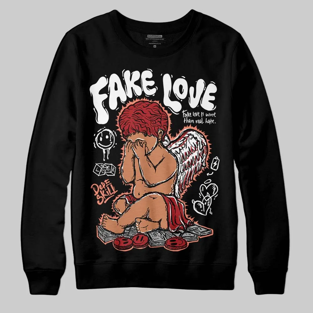 Rare Air Cinnabar 1s DopeSkill Sweatshirt False Love Graphic sold by DopeSkill