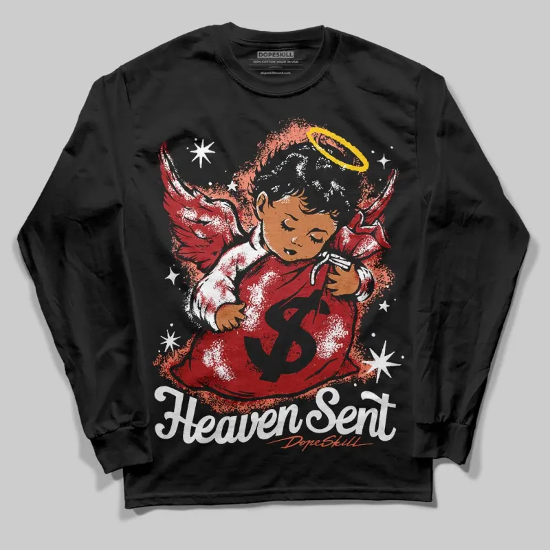 Rare Air Cinnabar 1s DopeSkill Long Sleeve T-Shirt Heaven Sent Graphic sold by DopeSkill