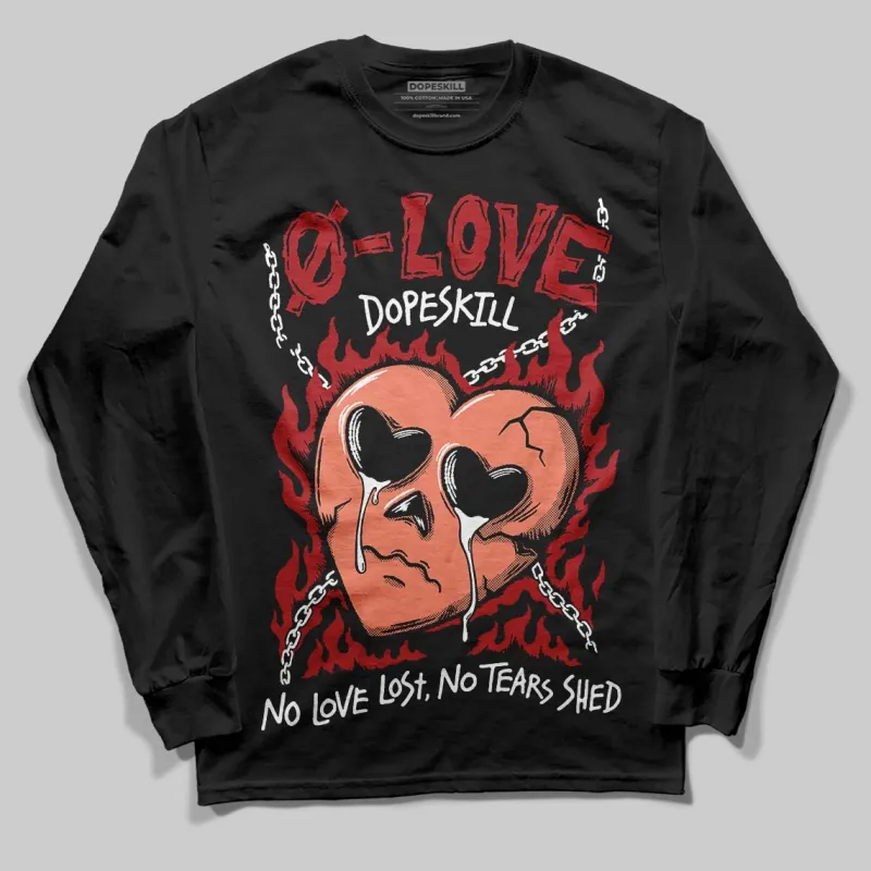 Rare Air Cinnabar 1s DopeSkill Long Sleeve T-Shirt Crying Heart Graphic sold by DopeSkill