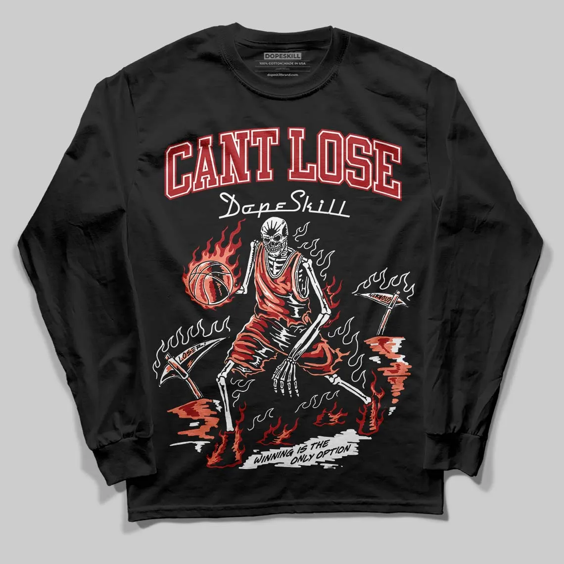 Rare Air Cinnabar 1s DopeSkill Long Sleeve T-Shirt Cant Lose Graphic sold by DopeSkill