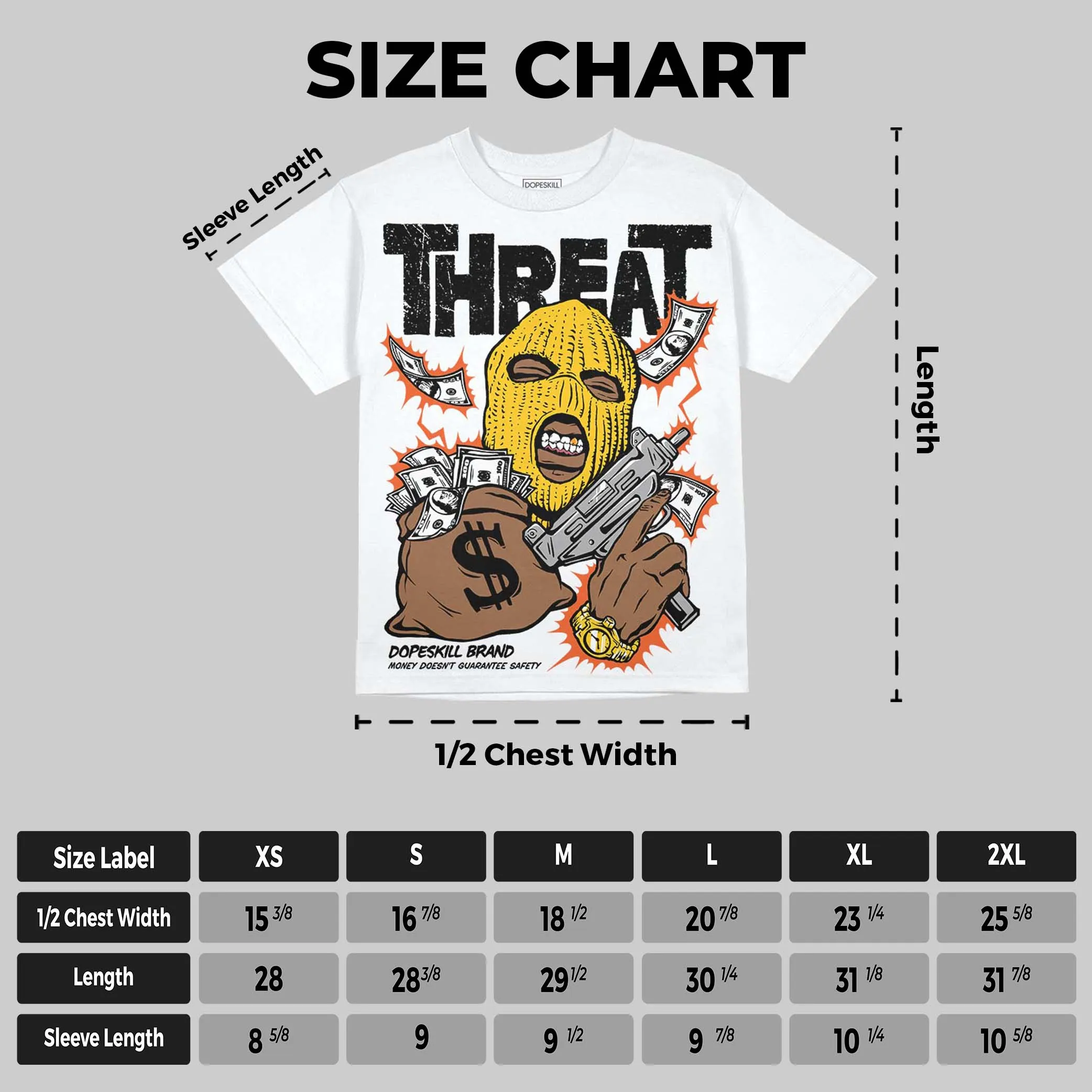 Yellow Collection DopeSkill Oversize Print T-Shirt Under Threat Graphic sold by DopeSkill product image thumbnail 2