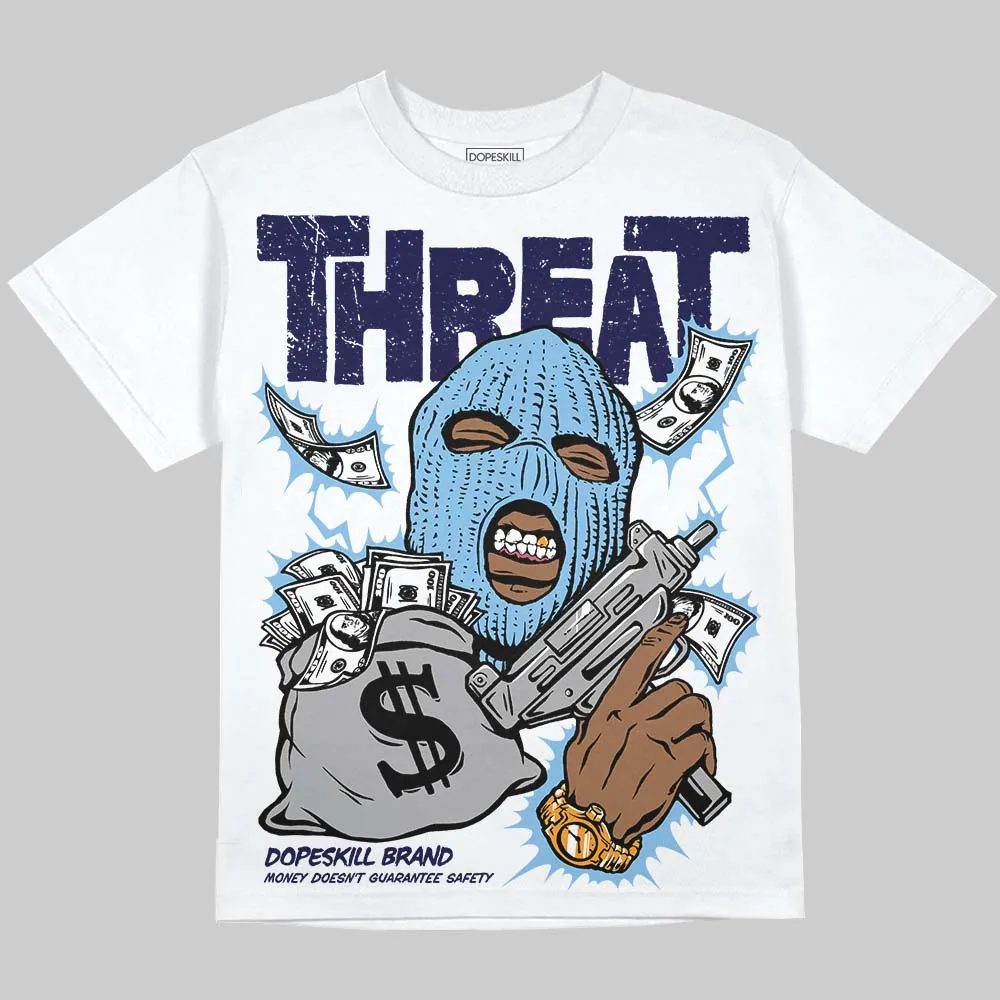 University Blue Collection DopeSkill Oversize Print T-Shirt Under Threat Graphic sold by DopeSkill