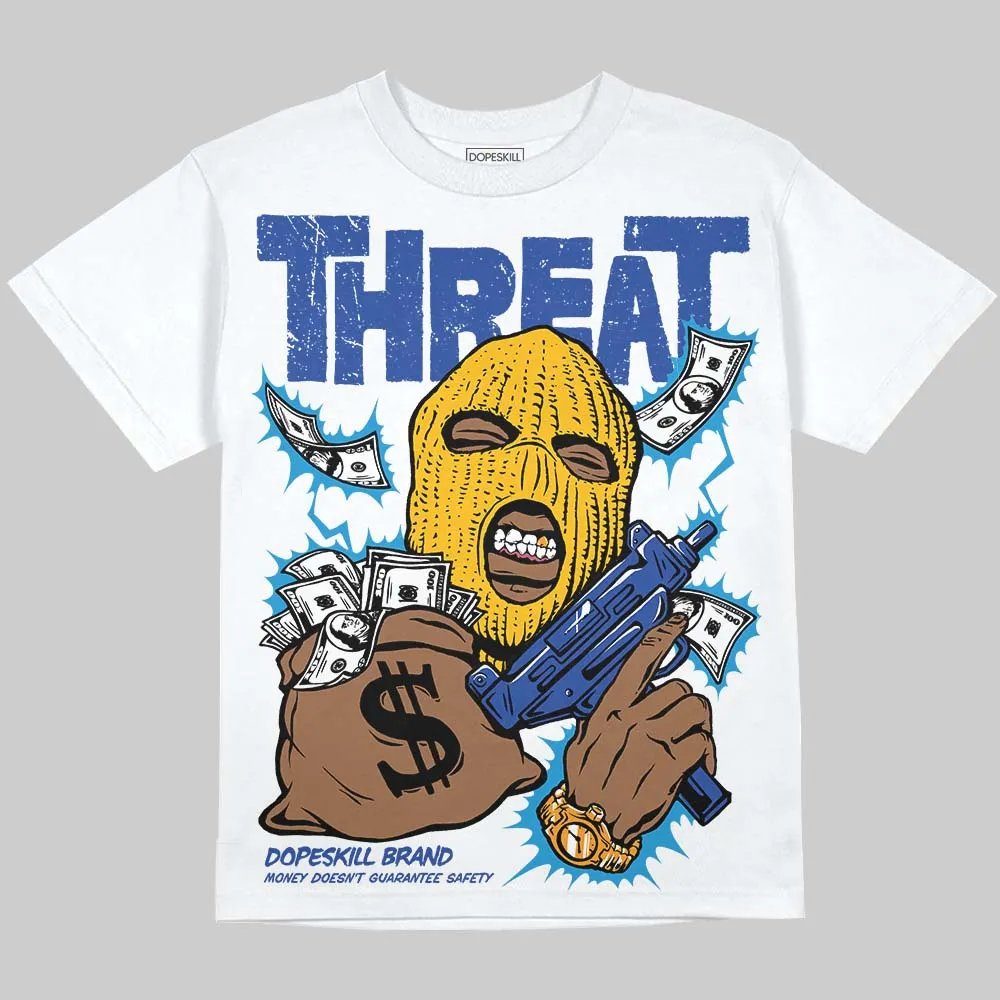 Royal Blue Collection DopeSkill Oversize Print T-Shirt Under Threat Graphic sold by DopeSkill