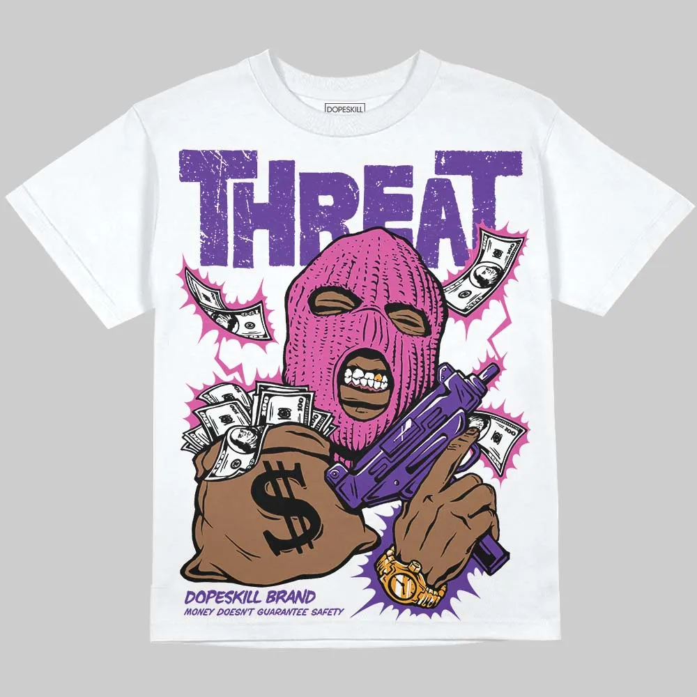 PURPLE Collection DopeSkill Oversize Print T-Shirt Under Threat Graphic sold by DopeSkill