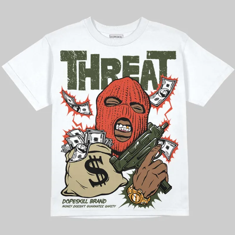 Olive Collection DopeSkill Oversize Print T-Shirt Under Threat Graphic sold by DopeSkill