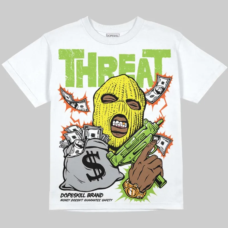 Neon Green Collection DopeSkill Oversize Print T-Shirt Under Threat Graphic sold by DopeSkill