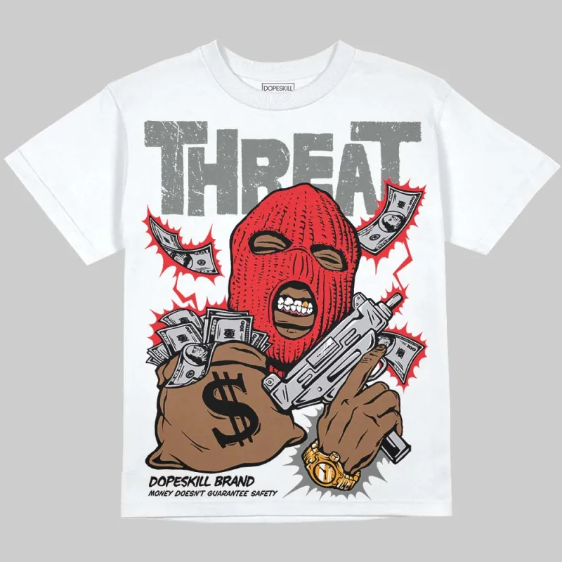 Grey Collection DopeSkill Oversize Print T-Shirt Under Threat Graphic sold by DopeSkill